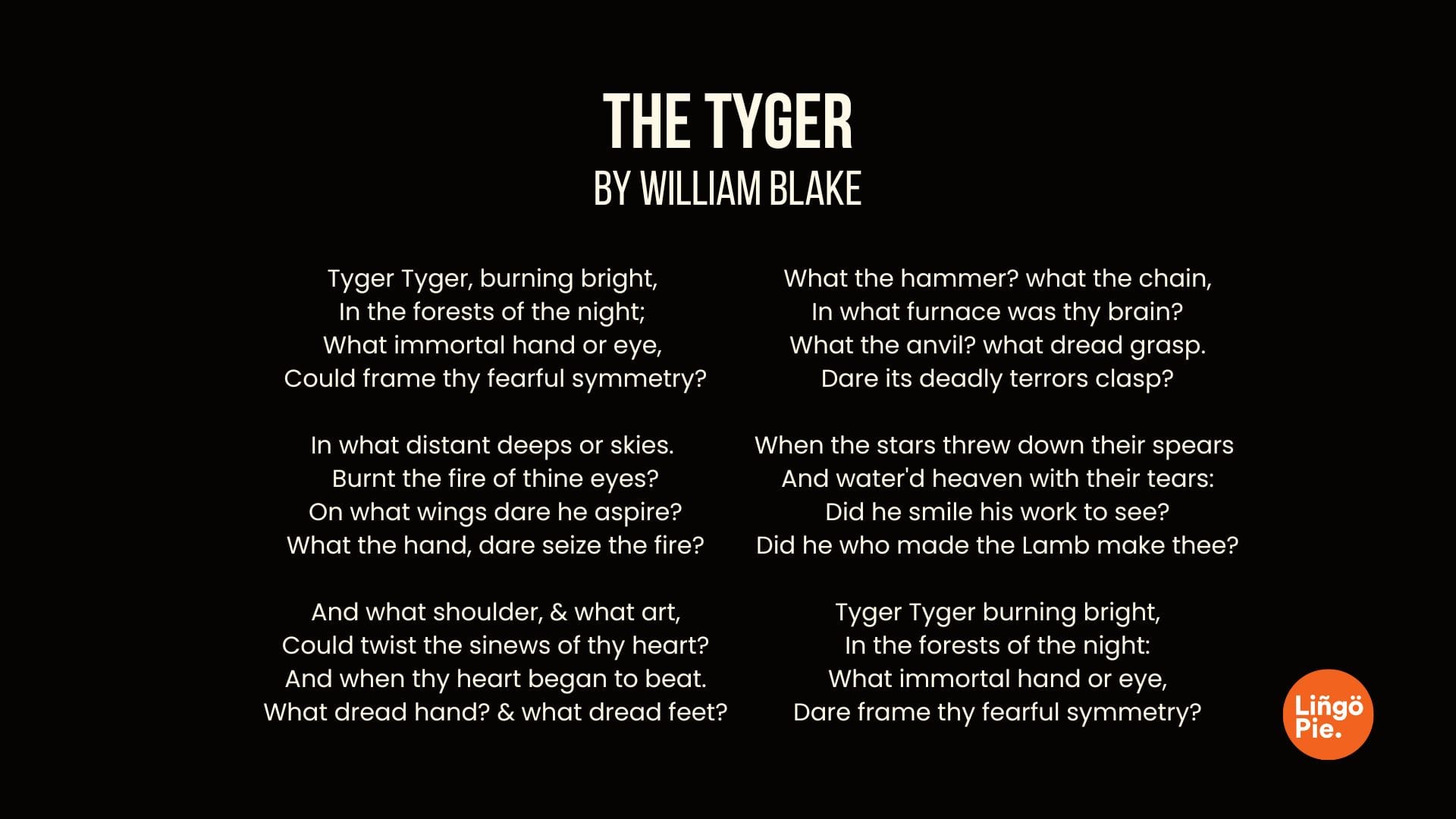 The Tyger