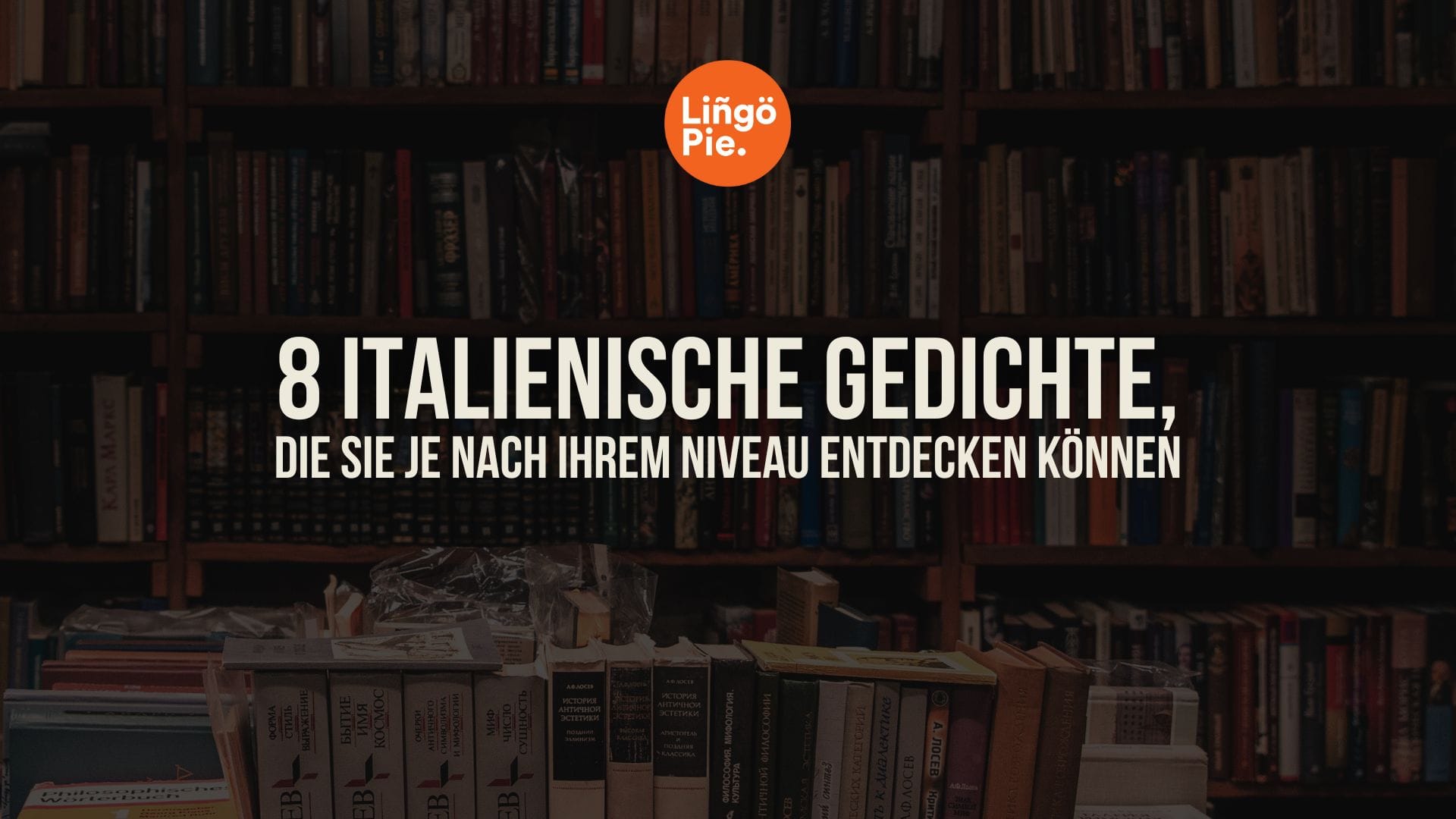 8 italienische Gedichte, die Sie je nach Ihrem Niveau entdecken können
