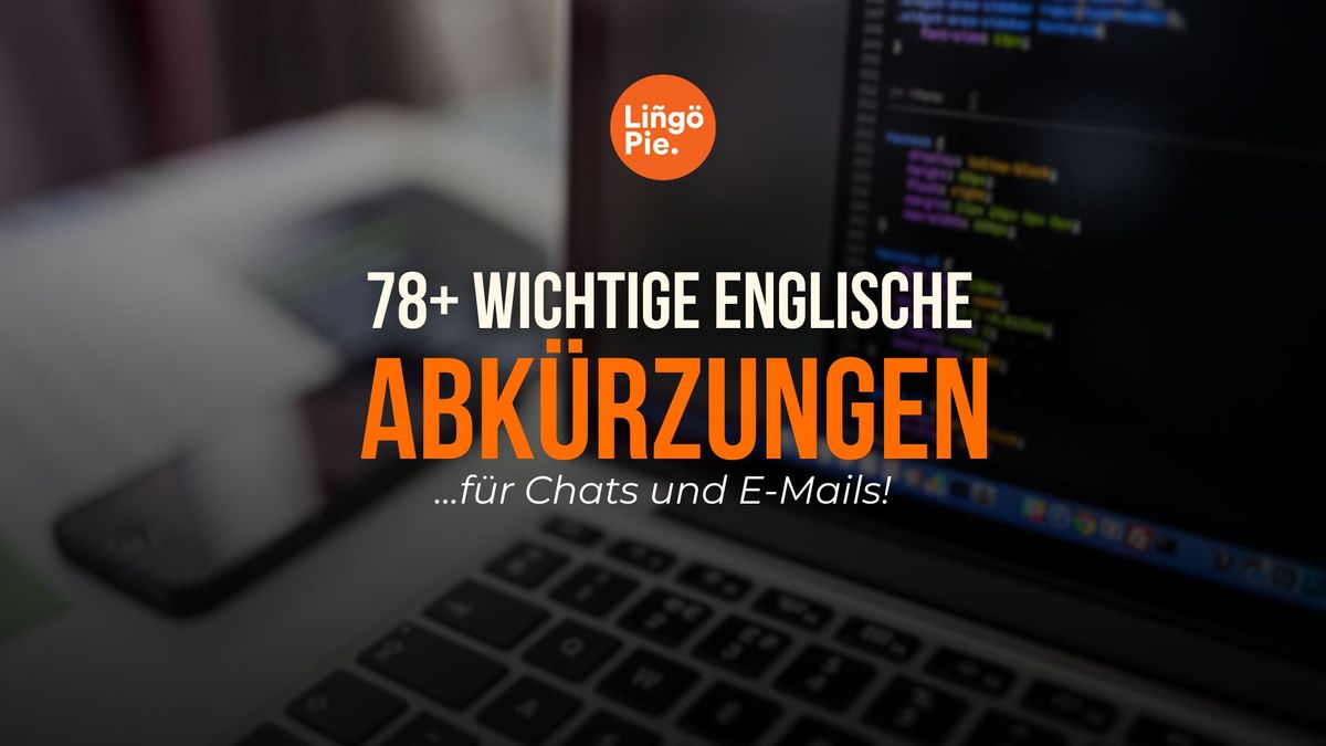 Wichtige Englische Abkürzungen