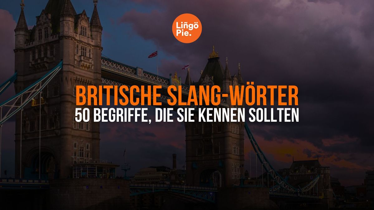 Britische Slang-Wörter