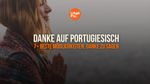 Danke auf Portugiesisch