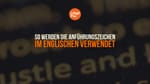 anfuhrungszeichen englisch