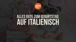 Alles Gute zum Geburtstag auf Italienisch