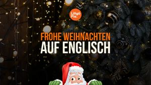 Wie sagt man Frohe Weihnachten auf Englisch?